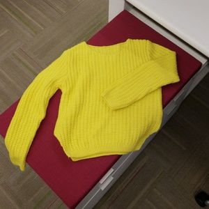 Handmade, yellow sweater